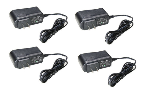Pack of 4 Power Adapters 12V DC 500mA - smart security club
