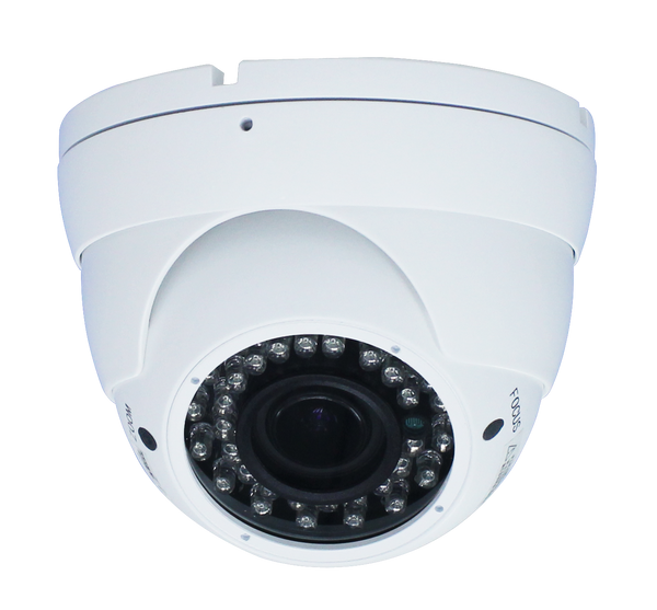 2 megapixel 1080P HD-CVI security IR dome camera with 2.8~12mm varifocal lens - smart security club
 - 1