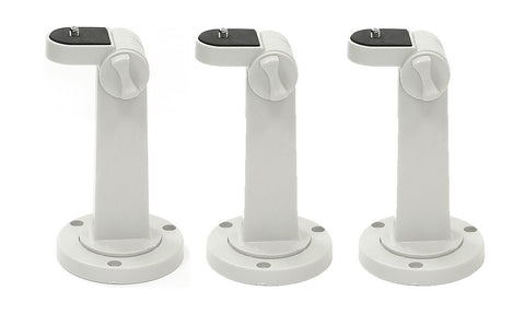 Pack of 3 Mounting Brackets for CCTV Camera - smart security club
