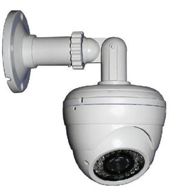 IR Dome Camera with Mounting Bracket 700 TV Lines, Cable-Through Bracket - smart security club
