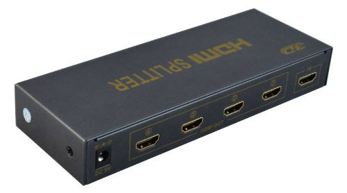 4 Port HDMI Splitter - smart security club
 - 1