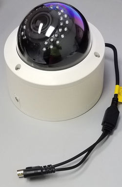 2 megapixel 4-in-1 IR dome camera 2.8~12mm varifocal lens waterproof vandal-proof